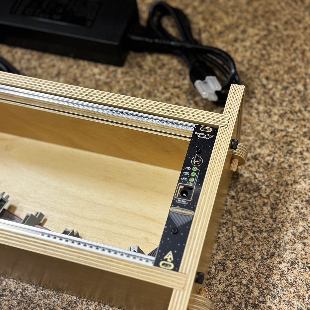 Null Modular n-1 84HP x 3U + ALA Warp Drive ＊ 84HP木製ケースと