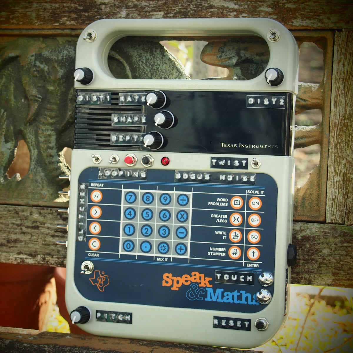 CIRCUIT BENT - Texas Instruments Speak & Math – beatsville