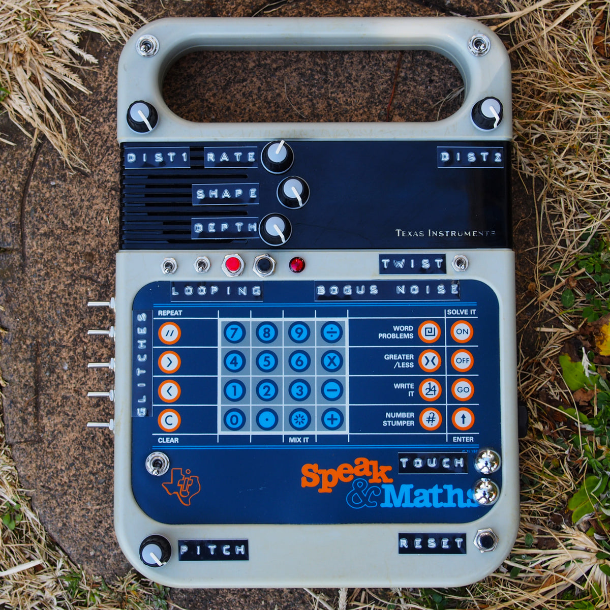 CIRCUIT BENT - Texas Instruments Speak & Math – beatsville