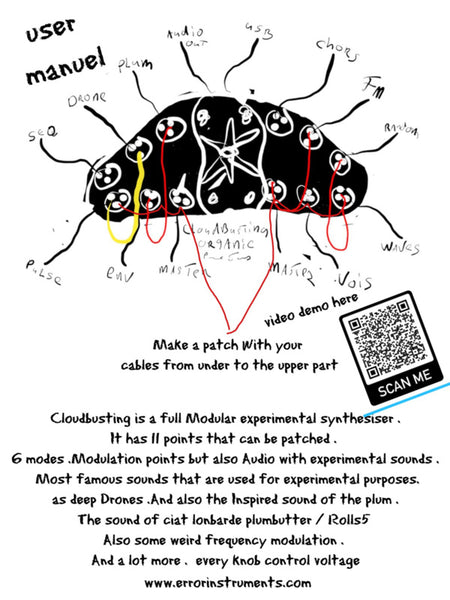 【中古品】Error Instruments / Cloudbusting Organic Candy