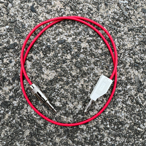 Single Banana-to-Minijack Interface Cables