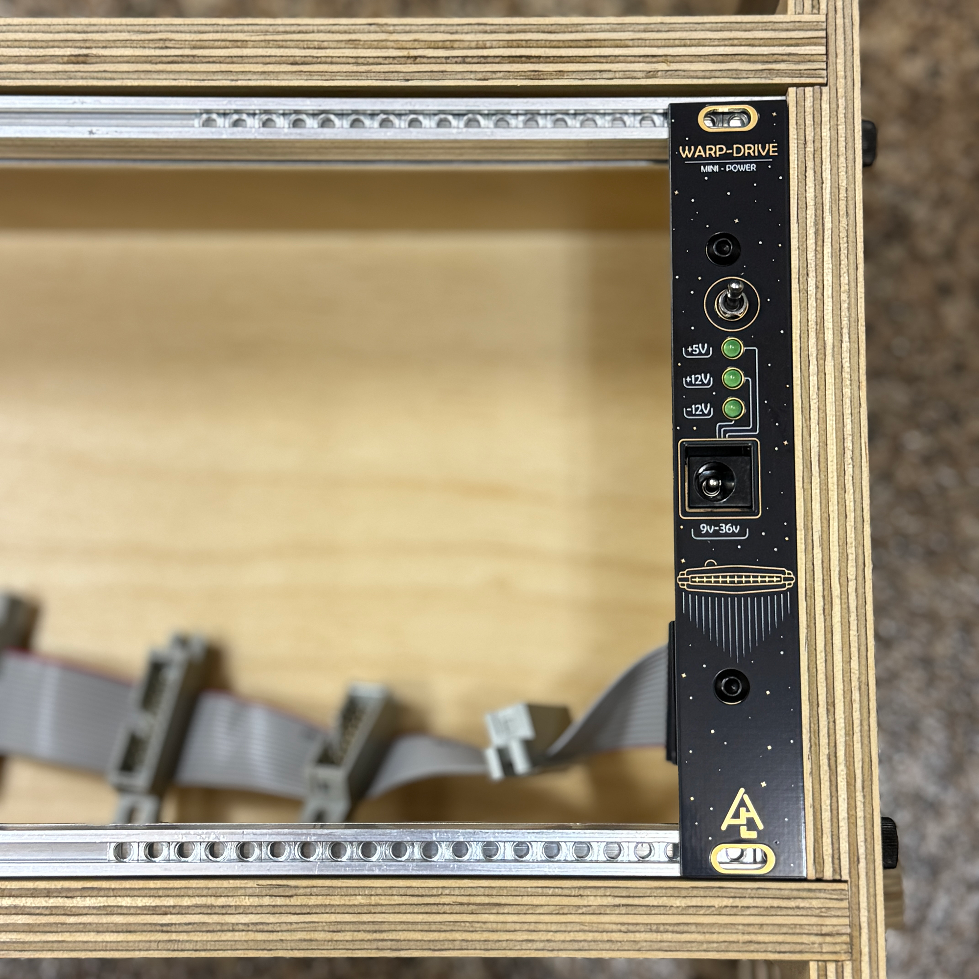 Null Modular n-1 84HP x 3U + ALA Warp Drive ＊ 84HP木製ケースと