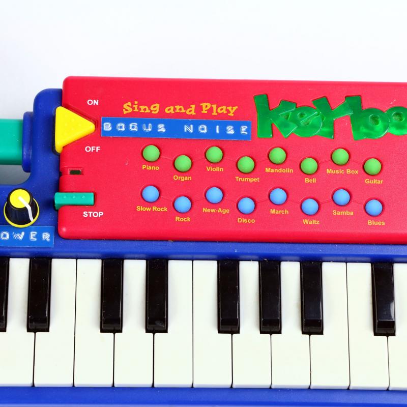 サーキットベンディング　トイキーボード／ピッチ・グリッチ・電圧ノブ Bogus Noise サーキットベンディング CIRCUIT BENT Sing 'n Play